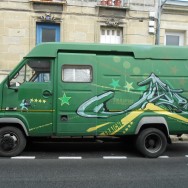 Street art Bordeaux, Peinture Fresh, camion