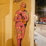 Street art Bordeaux, soldat inconnu